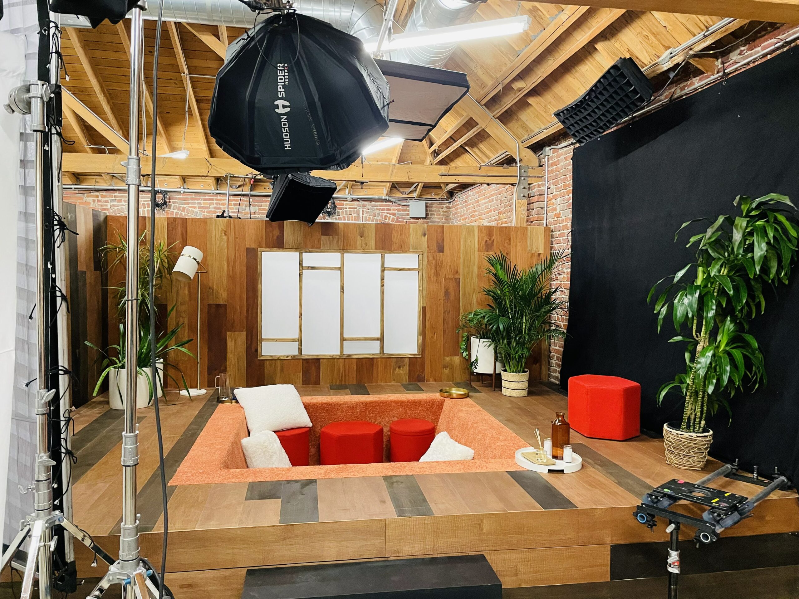 MG Studio Stage Production Shoot Sunken Living Room