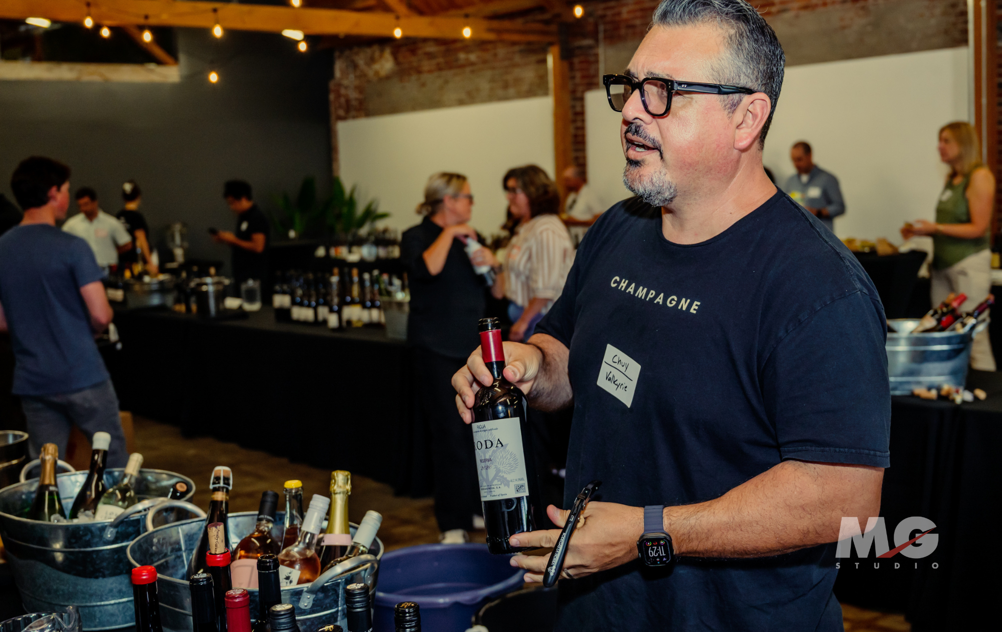 Tasting Event at MG Studio - Valkyrie wine label