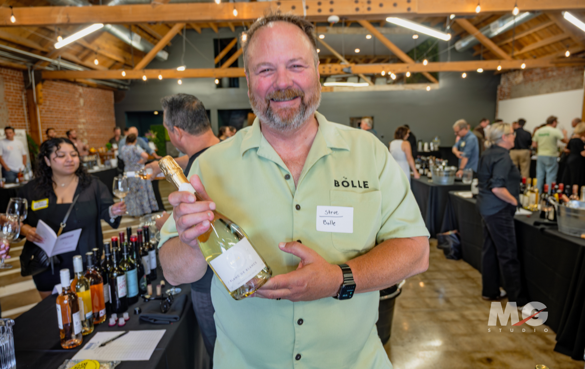 Tasting Event at MG Studio - Bolle wine label