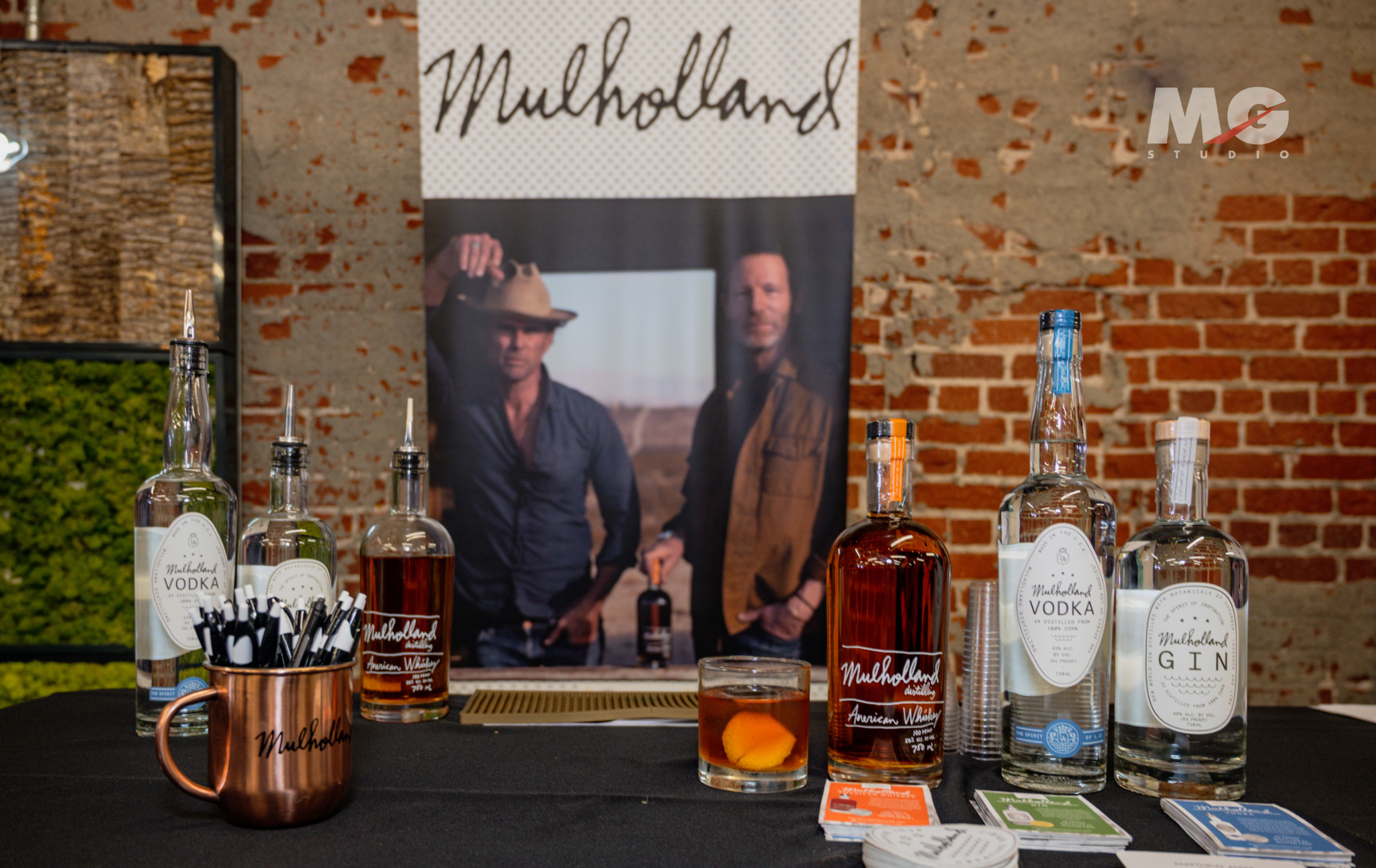 Tasting Event at MG Studio - Mulholland spirits brand