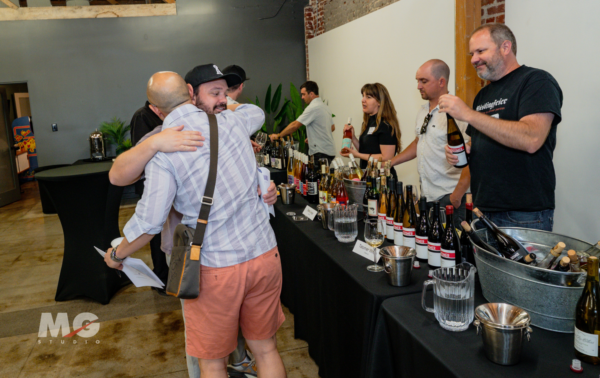 Tasting Event at MG Studio - guests welcomed