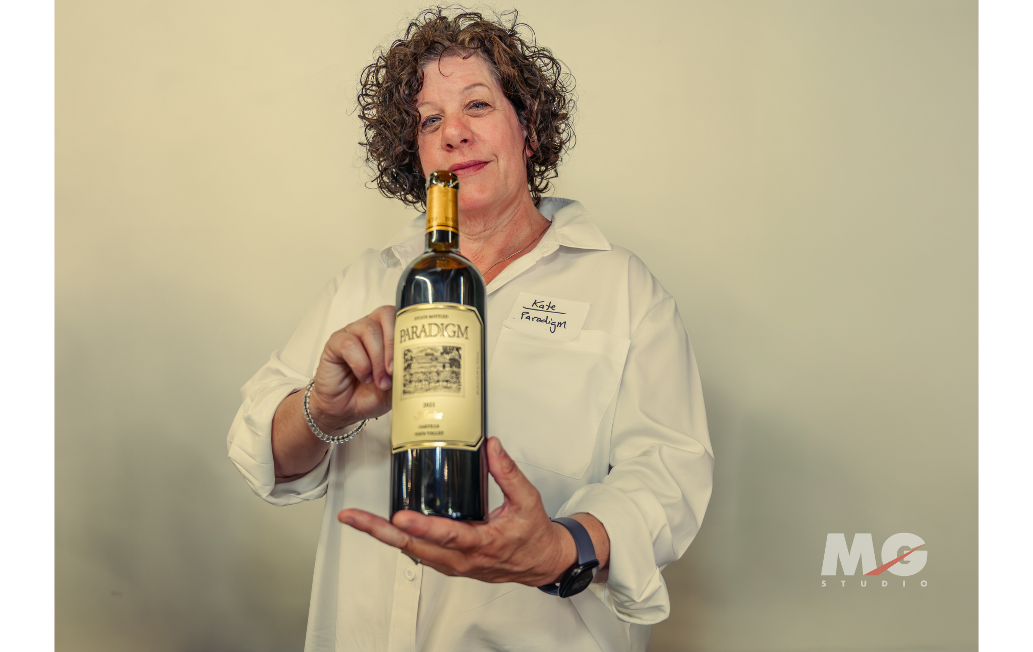 Tasting Event at MG Studio - Paradigm wine label