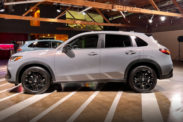 2023 Honda HR-V Press Reveal at MG Studio Small SUV Crossover full studio view