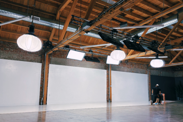 MG Studio White Vinyl Cyc Wall Production Shoot